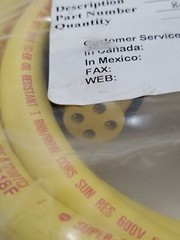 *NEW* TPC Wire & Cable 84295N Rev-C 4P M/F 6’ Super-Trex 12AWG Quick Connects