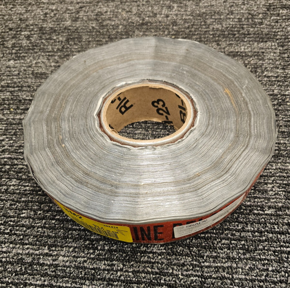 Brady Y76849 2″ x 1000FT Detectable Identoline Warning Tape Fits 2267-91601-ND
