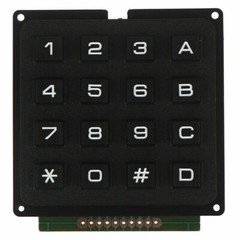 2PCS 4×4 Matrix Array 16 Keys Switch Keypad Keyboard Module for MCU 4*4