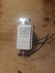 1× ACUITY OCCUPANCY DIMMING WALL SWITCH WSX D WH No Plates