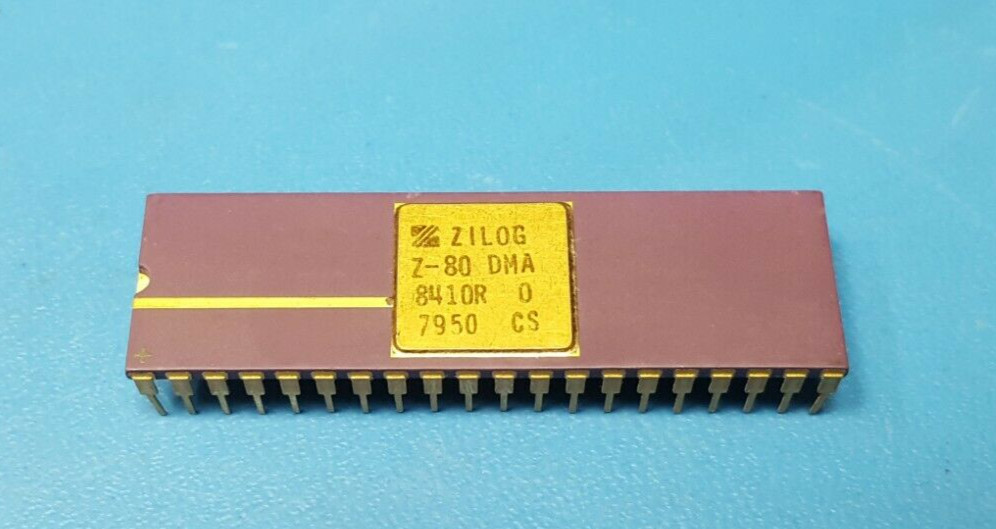 IC, Z80-DMA, Direct Memory Access Controller, ZILOG, Ceramic, 40pin DIP, ( ONE )
