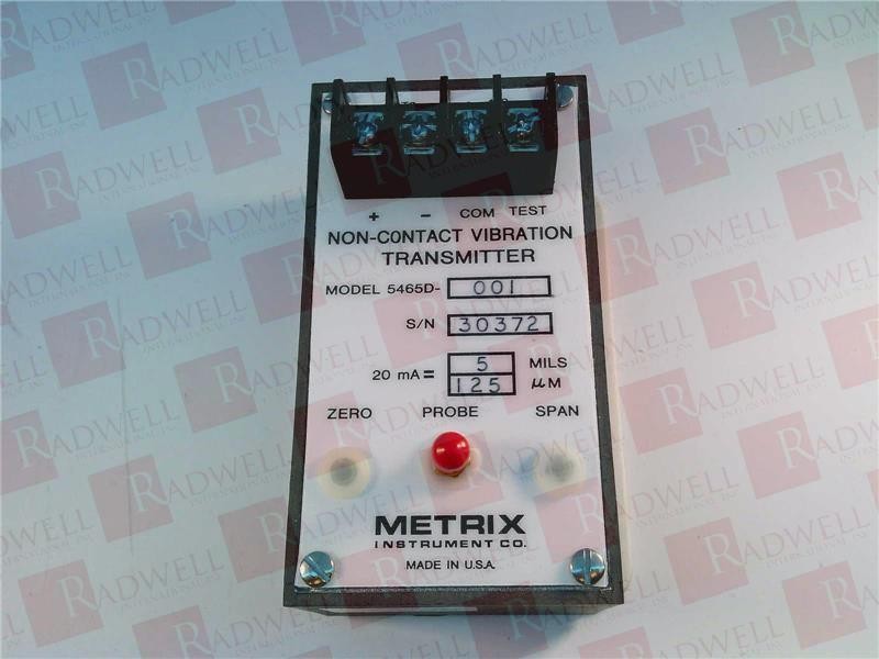 METRIX VIBRATION 5465D-001 / 5465D001 (NEW IN BOX)