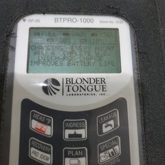 Blonder Tongue Model BTPRO 1000 Signal Analyzer for QAM/8VSB/NTSC 4-1000 MHz