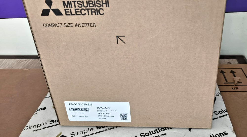 1PC- Mitsubishi FR-D740-080-E16 Variable Frequency Drive, 5HP- Brand New