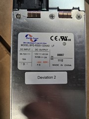 BluTek BPD-R500-120AA0 POWER SUPPLY DC/DC CONVERTER 36-72V DC TO 12V