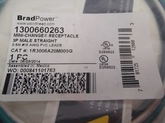 Bradpower Woodhead 1300660263 Mini-Change Receptacle 3P Male Straight