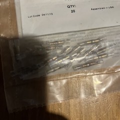 *** Lawson PN 15043 20 Pack Sealed Crimp & Solder Conn 24-22 AWG Butt Connector