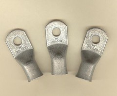 5 TIN PLATED Copper Ring Lug Terminal Connectors #3/0 Wire Gauge 5/16″ MOLEX