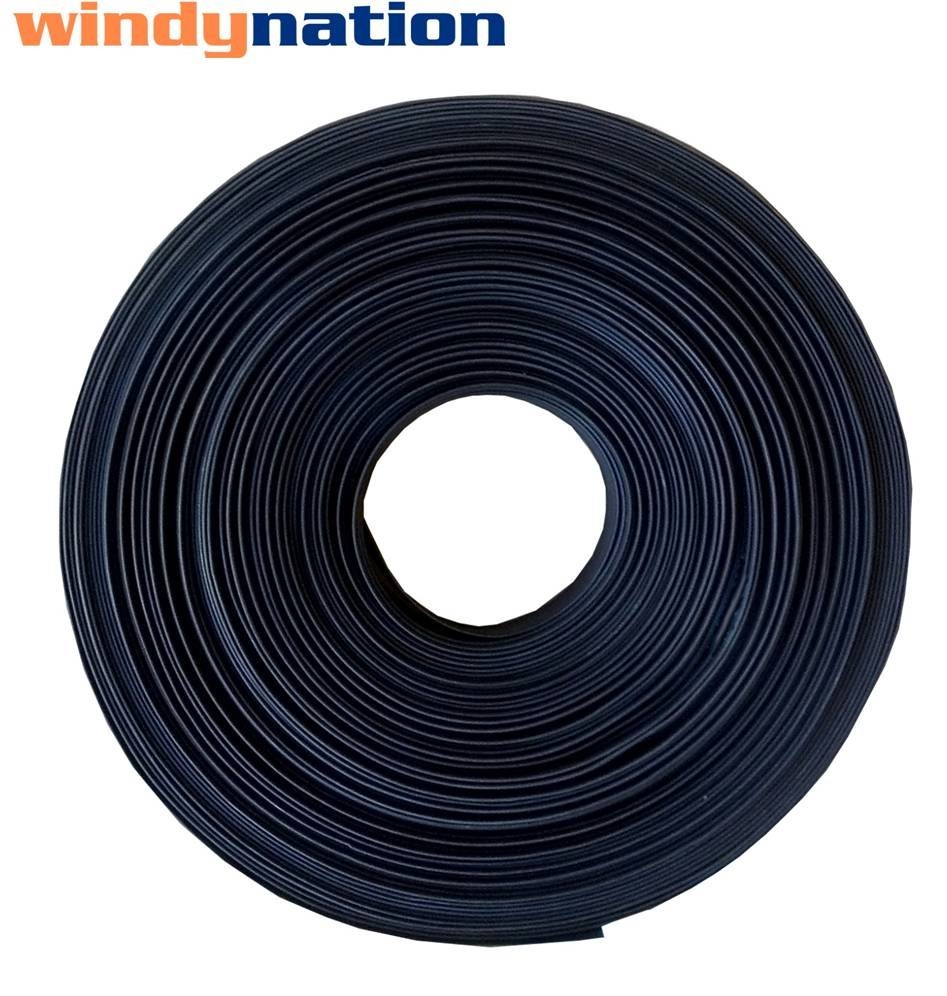 25 FT 25′ Feet BLACK 3/16″ Polyolefin 2:1 Heat Shrink Tubing