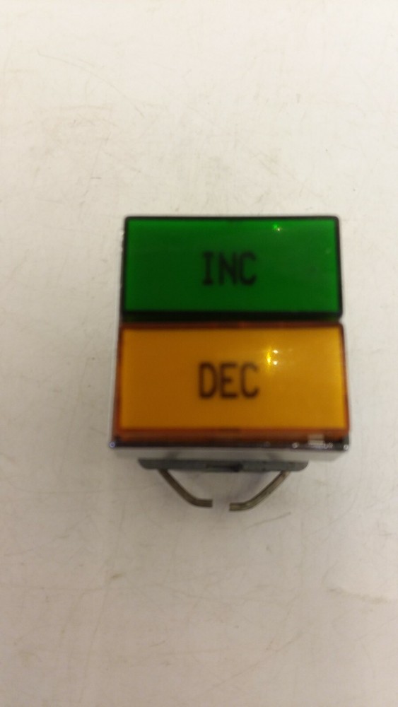 SQUARE D 9001-KXRD142 DUAL PUSH BUTTON HEAD YELLOW/GREEN 30MM