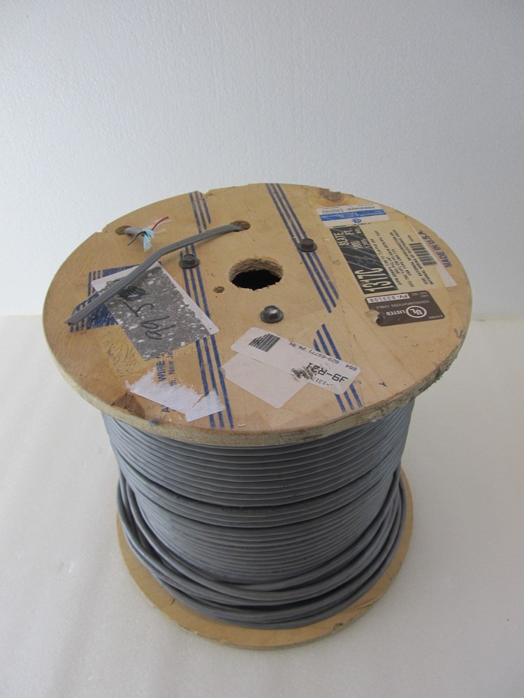 1317C ALPHA WIRE, Multi-Conductor Cable 22AWG 1000ft SPOOL (Mostly Full)
