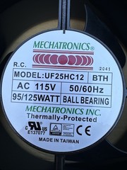 MECHATRONICS UF25HC12 UF-25HC 115V 95/125Watt