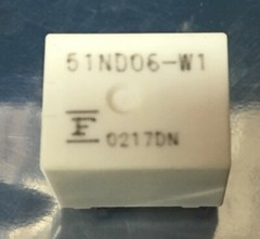 FUJITSU FBR51ND06-W1 COMPACT POWER RELAY, 35A @ 14V SWITCHING, 6V COIL, 5 PCS