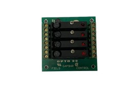 USED OPTO 22 4 Channel Field Control Board G4PB4R w/ 4 G4 0AC24 Relays
