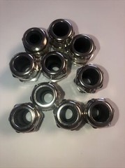 (10) Conta Clip 25409.6.2 Cord Grip Nickel Plated Brass ,M20x1.5 Free Shipping!!