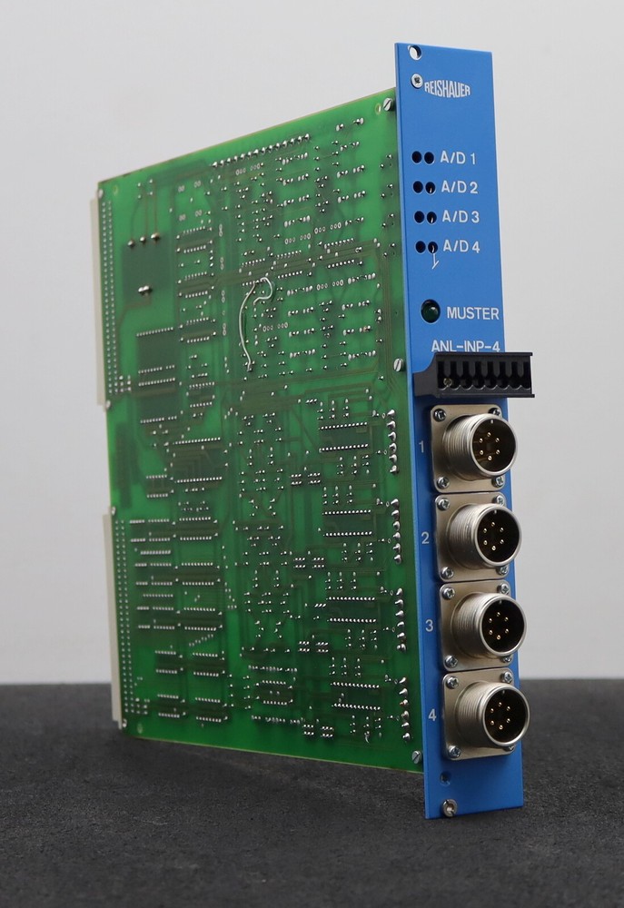 Reishauer rack-mounted board ANL-INP-4 Art. No. 005830.01 board 006075.01