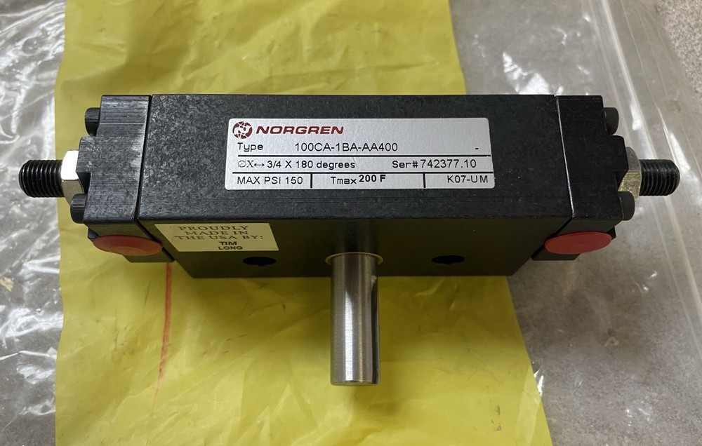 IMI Norgren 100CA-1BA-AA400 Rotary Cylinder Actuator, 150psi, 100CA1BAAA400