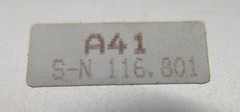 Gossen Konstander CG25 A41 SN 116.801 Arburg 116801 Part. 3838S919