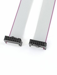 2.54mm Pitch 14Pin 14 Wire F/F IDC Connector Flat Ribbon Cable 148cm Length