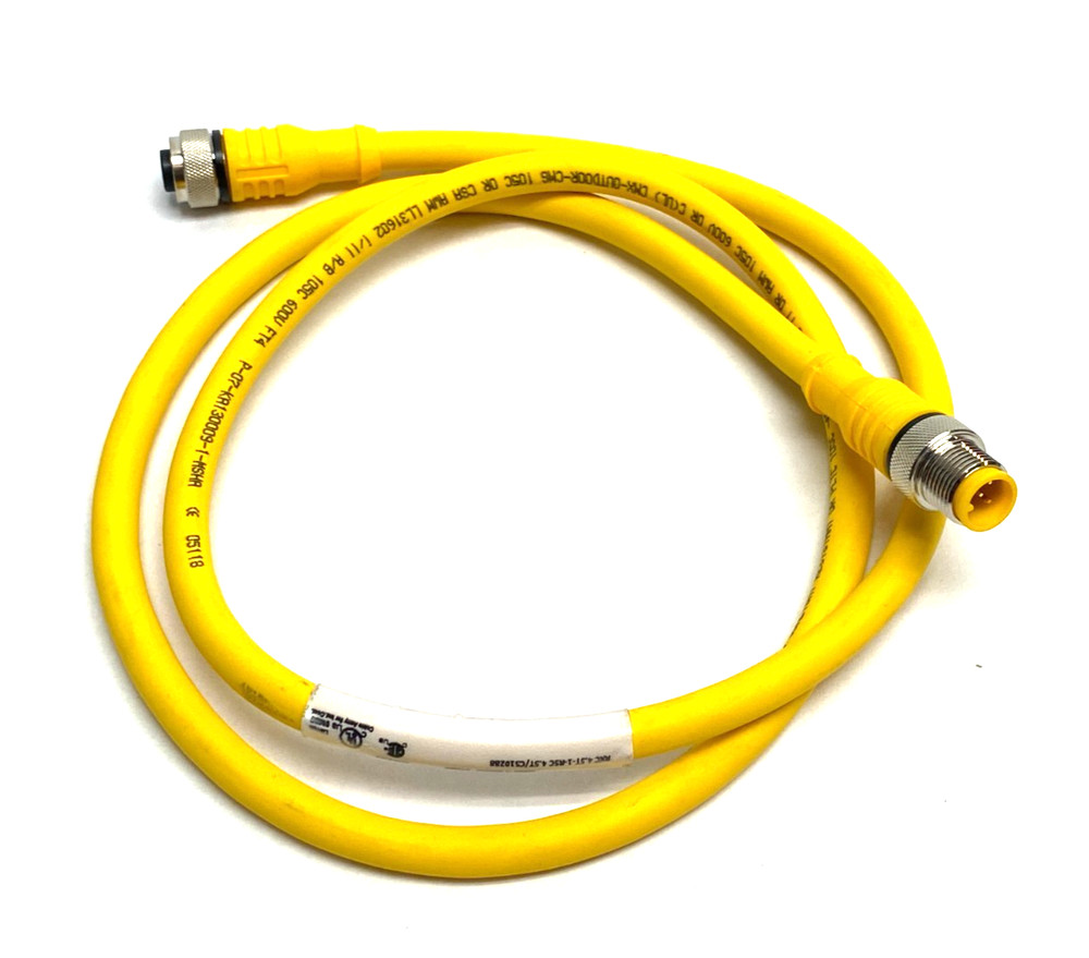 Turck RKC 4.5T-1-RSC 4.5T/CS10288 Eurofast Double Ended Cordset U0883-73