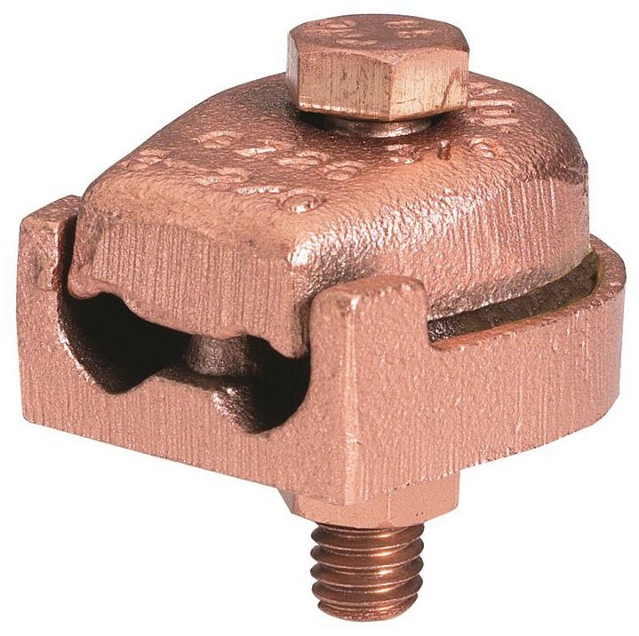 Burndy GZ26-12, 3 to 2/0 AWG Str, 1/2 Stud, Mechanical Grounding Connector, 1 pc
