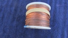 Full Roll of Flat Braided Braided Copper Wire 3/16″ Wide Ground Strap USA