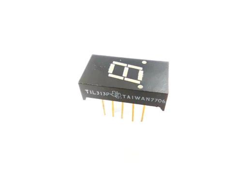 TIL313P – 7 SEGMENT LED DISPLAY (5980-01-154-7900) – Texas Instruments