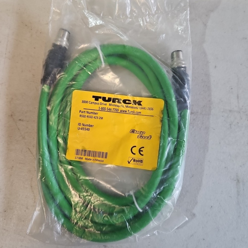 New TURCK RSSD RSSD 423-2M U-45540 Eurofast Industrial Cord Cable Cordset