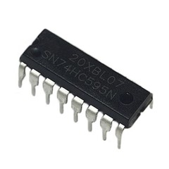 20 PCS 74HC595N 8-Bit Shift Register IC with Latched 3-State Output DIP-16
