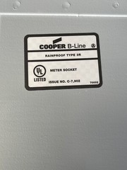 Cooper B-Line EN20L41GRST Meter NLB 200A 4J OH Standard Unit Rainproof Type 3R