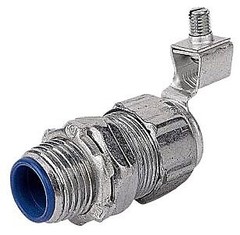 Thomas & Betts 5336GR Liquidtight Metallic Grd Conn 1 1/2 Insul Straight, 1 Pack