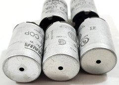 Lot of 5 Sylvania FS-4 Fluorescent Lamp Starters 40 Watt Aluminum FS4 Robot Cop