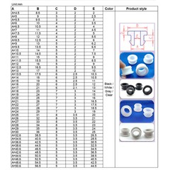 Silicone Rubber Grommet Plug Bung Cable Wiring Protect Ring 18mm~50.6mm Snap-on