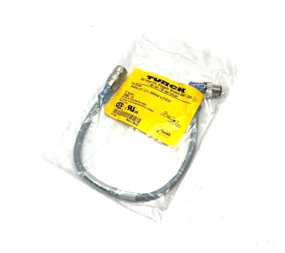 Turck WAKW 4.5T-0.3-WWASW 4.5T/S101 Flexlife Double Ended Cordset U0962-83
