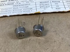 2 Pieces Vintage HEP3013 – MOTOROLA – SILICON NPN POWER TRANSISTOR HEP S3013 New