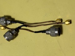 RF Copper Tube Semi Rigid SMA Male to N Male 14cm Test Cable Rohde & Schwarz