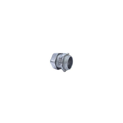 PECO 268, 3-1/2″, Die-Cast Zinc, Concrete Tight, EMT Compression Connector, 1pc