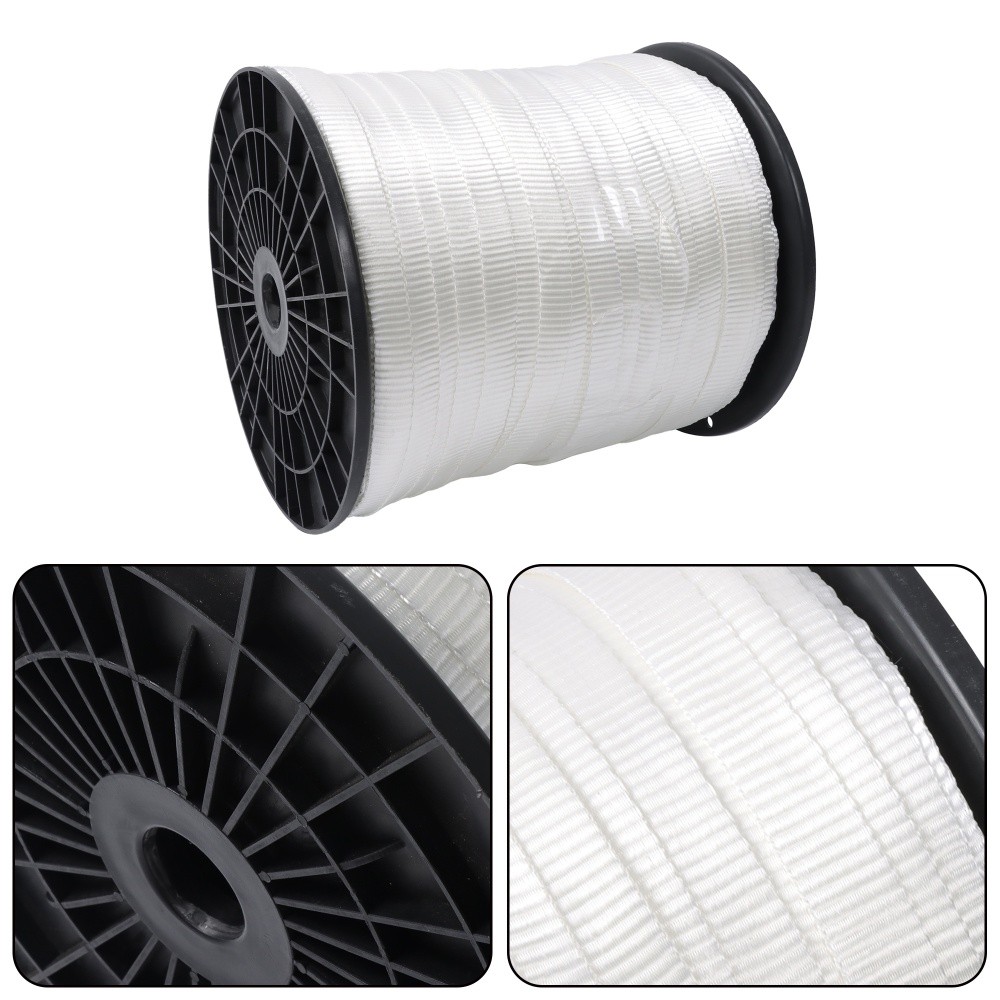 3/4″ X 1053′ Mule Tape Flat Rope Polyester Pull Tape 2500 Lbf Tensile Capacity