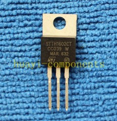 5pcs STTH1602CT HIGH EFFICIENCY ULTRAFAST DIODE ST TO-220
