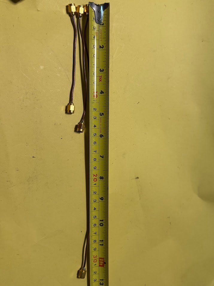RF Copper Tube Semi Rigid N Male to N Male 12/14/32cm Test Cable Rohde & Schwarz