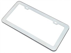 Stainless Steel License Plate Frame 201 Mirror Polished F Color: Mirror Polish