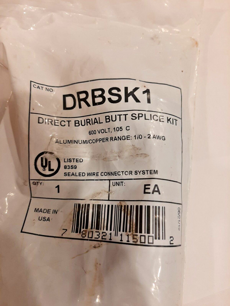 Epco DRBSK1 direct burial kit 1/0 – 2 AWG
