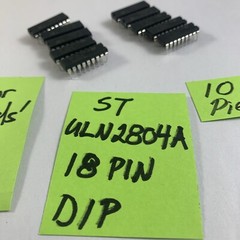 ST ULN2804A 18 PIN DIP 8 Darlington Arrays IC PCB Electronics See Pics OB #1096