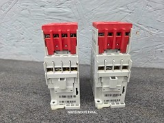 Lot of 2-ALLEN BRADLEY 700S-CF620EJC /A SAFETY RELAY W/ 700-CF310E* /A W/ 100S-F