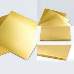 Brass Sheet Metal Plate Models Craft DIY 1/1.2/1.5/2/2.5/3/4mm Thick Select Size