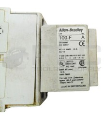 ALLEN BRADLEY 100-C30Z*00 /B CONTACTOR W/ 100-F /A W/ 100-FSV136 /A