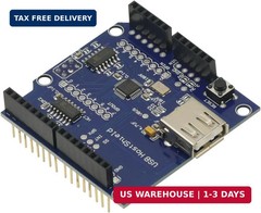 USB Host Shield for Arduino UNO MEGA ADK Compatible for Android ADK DIY MAX3421