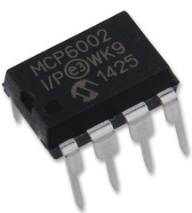 1PCS Microchip MCP6002-I/P MCP6002 + Socket – Dual 1 MHz Op Amp DIP-8 New IC