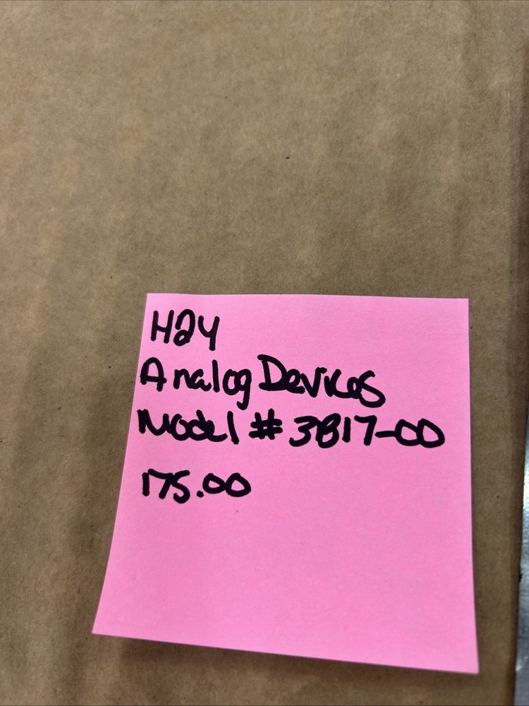 Analog Devices Model # 3B17-00