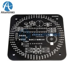 Rotating LED Alarm Electronic Digital alarm Clock DIY Kit Board Parts 5V DS1302